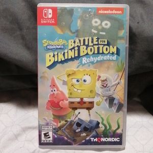 Nintendo switch game Spongebob square pants battle for bikini bottom rehydrated.